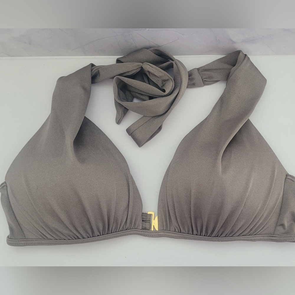 Victoria's Secret Pewter Colored Bikini Top